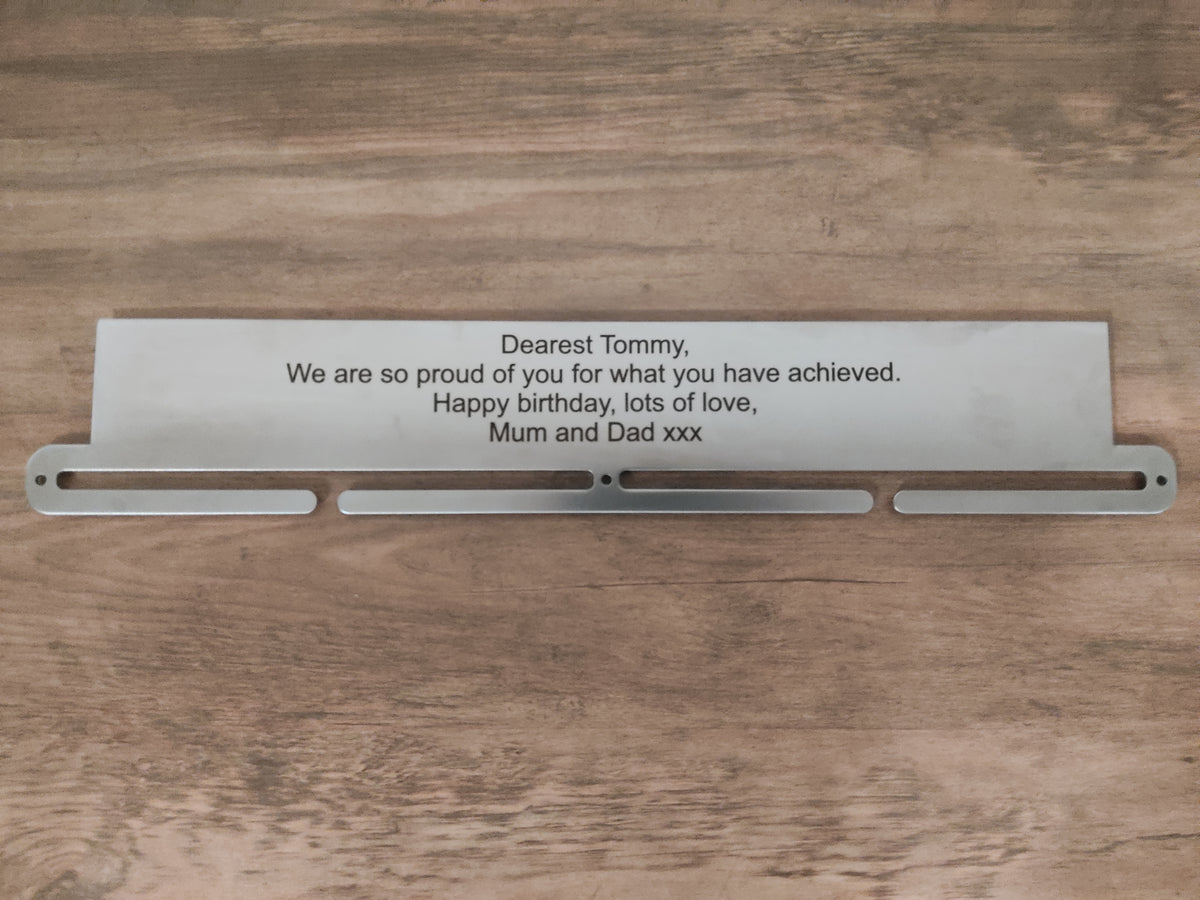 Personalized Hanger with Etching Medal Hangers NZ